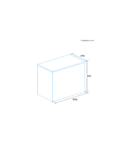 Alternative view of Congelator orizontal, EZH-2811, Edesa, 109X86 cm, F, Termostat reglabil, 275 l, 44db, 145w